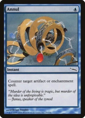 MTG 4X MIRRODIN ANNUL NM ENGLISH MAGIC THE GATHERING COMMON INSTANT BLUE - Image 1 of 4