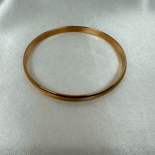 Bracciale impilabile sottile bronzo Kate Spade bronzo. Stop and Smell the Roses"" inciso insi