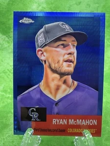 Ryan McMahon - Blue Prism Refractor - 2022 Topps Chrome Platinum #86 Rockies - Picture 1 of 10