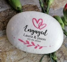 You're engaged, engagement, love, wedding, pebble, rock, bespoke, anniversary
