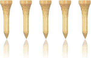 Wooden Golf Tees 3-1/4", 2-3/4", 1-1/2" Available,100 Count (Natural Color) NEW - Picture 1 of 5