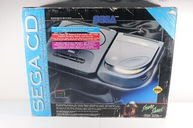 Sega CD Model 2 & Genesis Console Bundle w/ Box, Good Condition + Games -TESTED