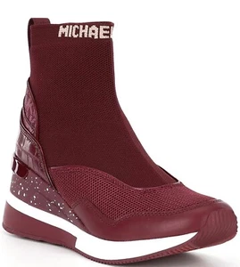 Nuevas Botas Deportivas Michael Michael Kors Swift Tejido Elástico Cocodrilo Repujado - Imagen 1 de 6