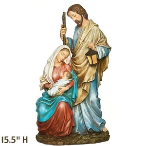 Nativity Scene Holy Family Figurine Mary Joseph Baby Jesus Statue Christmas Gift - Picture 1 of 3