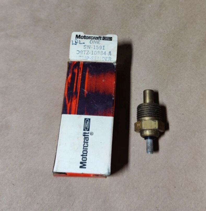 Transmisor de temperatura 68-96 Ford Bronco/OEM Motorcraft # D9TZ-10884-A (SW-1591) Foto 1 de 1