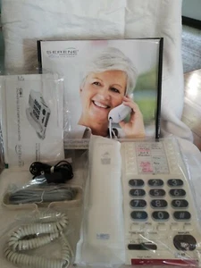 Serene Innovations HD-60 Loud Amplified Corded Phone Visual Ringer Large Key - Picture 1 of 11