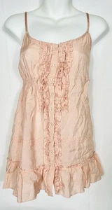 Vintage Wet Seal Damen Y2K Babydoll Top Größe XL Preppy Coquette Feminine Rüschen - Bild 1 von 14