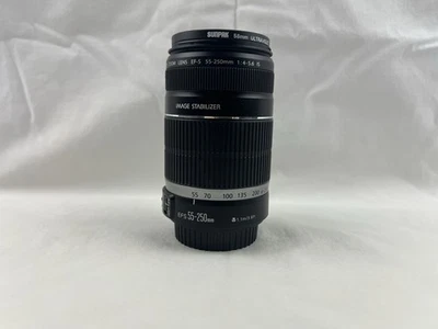 Canon EF-S 55-250mm f/4-5.6 IS Telephoto Zoom Lens - Image 1 of 4