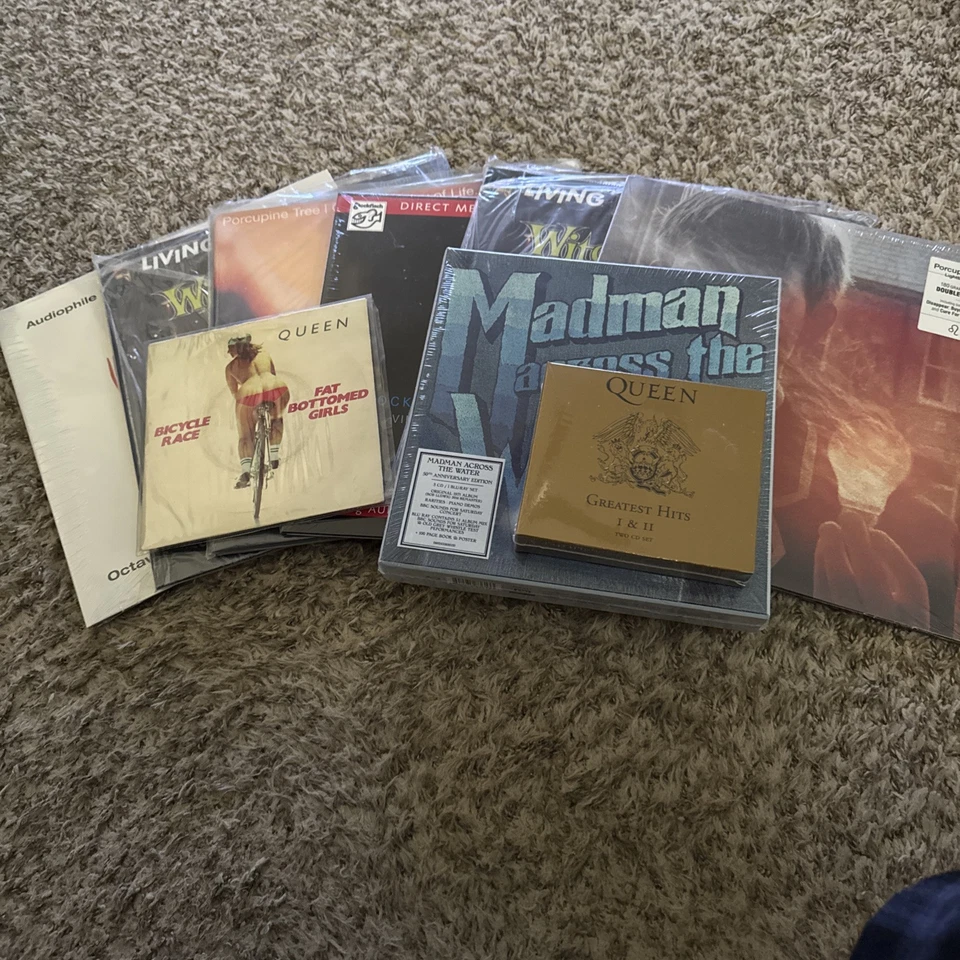 WITCHES BREW LP,PORCUPINE TREE(2) LPS,STOCKFISCH LP QUEEN  7”LP&GREATEST HITS CD - Image 1 of 4