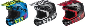 NEW 2022 Fly Racing Youth Kinetic Scan Helmet - Picture 1 of 4
