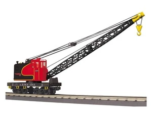 Railking By MTH O Scale 30-79663 American Crane Car Santa Fe #1753 - Picture 1 of 4