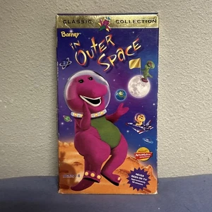 Barney In Outer Space VHS Video Tape Classic Collection Barney And Friends - Picture 1 of 6