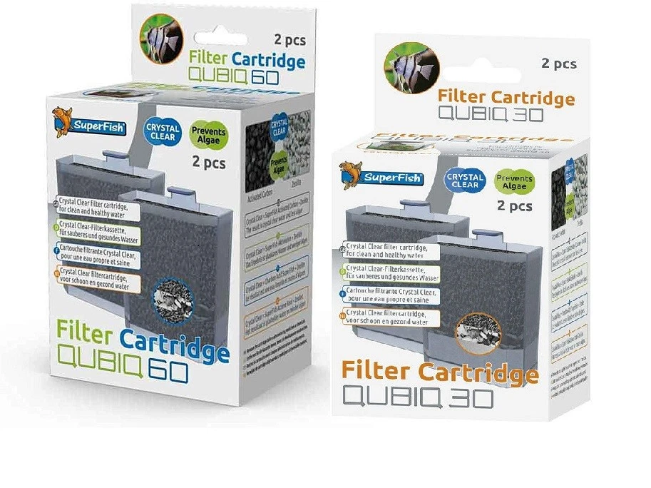 Superfish Qubiq Filter Aquarium Filter Cartridge For Crystal Clear Water