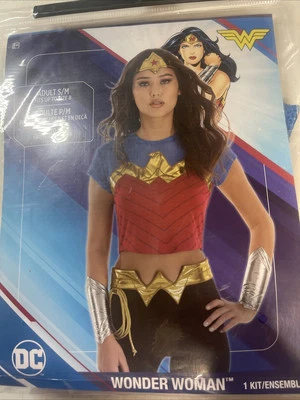 Kit de Disfraz Mujer Maravilla Adulto Talla S/M Juego de 6 Piezas Juegos con disfraces DC Comics Amscan Foto 1 de 3
