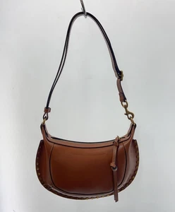 ISABEL MARANT Schultertasche Oskan Moon Small Braun Leder Nieten Gebraucht - Bild 1 von 6