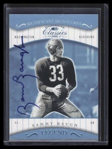 2001 Donruss Classics Significant Signatures 199 Sammy Baugh Auto /100 - Picture 1 of 2