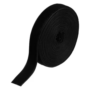 Nastro di velluto confezione regalo 0,6 pollici x 5 iarde nero monofaccia velluto - Foto 1 di 5