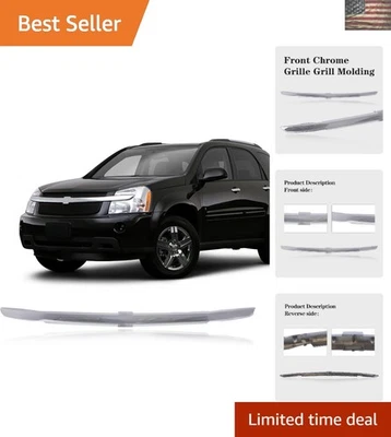 Chrome Grill Center Moulding for Chevy Equinox 2005-2008 - Easy Install Foto 1 de 4