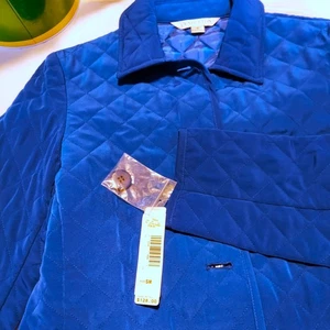 Pendleton Diamond Quilted Women’s Lightweight Jacket Blue Small NWT - Picture 1 of 12