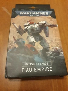 Warhammer 40k T'au Empire Datasheet Cards 10th Edition - Picture 1 of 1