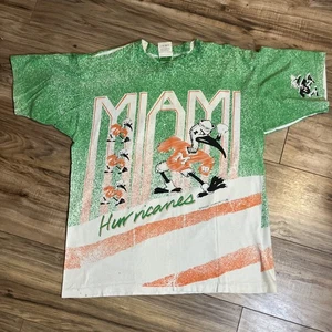 Camisa Vintage Miami Hurricanes Talla L - Imagen 1 de 6