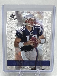 2002 SP Legendary Cuts #1 Tom Brady Patriots HOF QUASI NUOVO+ - Foto 1 di 2