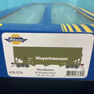 New! HO ATH-1276 40’ Wood chip Hopper Weyhaeuser 4-Pack $159.99 Make offer - Image 1 of 4