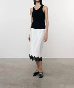 Enza Costa Seiden Strick Etui Tank schwarz - Bild 1 von 13