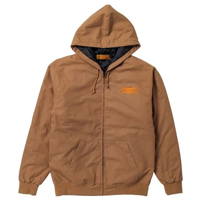ANTI-HERO Anti Hero Basic Eagle Ripstop Brown Hooded Jacket