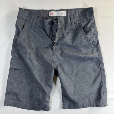 Levi’s Boys 511 Slim Fit Jean Shorts Size 12 Regular Dark Gray Youth - Image 1 of 4