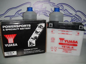 BATTERIA YUASA YB18L-A MOTO MORINI 501 NEW YORK ANNO 1989 - Imagen 1 de 1