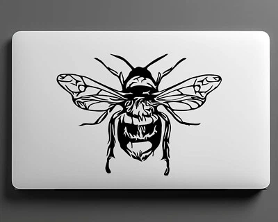 Bee Vinyl Decal – Realistic Silhouette Die Cut, Australian Made Bee Sticker - Image 1 of 4