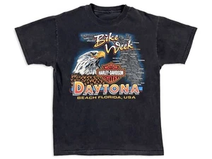 VTG Harley Davidson T-Shirt, 3D Emblem 1998 Daytona Bike Week 21.5x27 - Picture 1 of 17