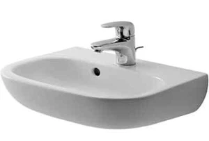 Duravit 070545 1HOLE D-Code 17-3/4" Specialty Ceramic Wall - White / Glazed - Picture 1 of 5