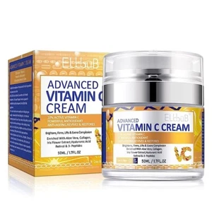 Crema facial ALIVER vitamina C, crema de vitamina C, humedad avanzada sellada 11/24 - Imagen 1 de 1