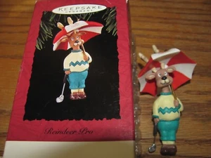 Hallmark Keepsake Ornament 1994 Reindeer Pro - 1994 Reindeer Classic - Picture 1 of 3