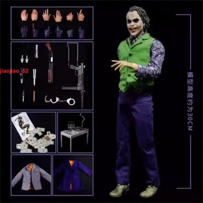 1/6 Action Figure Joker Heath Ledger Batman: The Dark Knight Model Doll Toy Gift - Image 1 of 4