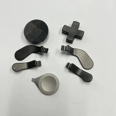 Conjunto de pás e almofadas de controle Xbox Elite Series 2 metal aço inoxidável - Imagem 1 de 2