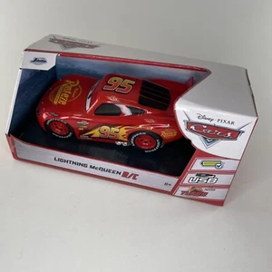 Disney Pixar Cars 1:24 Lightning McQueen RC Radio Control Cars Damaged Box - Picture 1 of 8