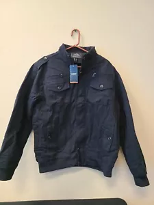 Men's Tactical Fleece Jacket Full-Zip Up Outdoor Work Coat XL NWT FREE S/H - Picture 1 of 9