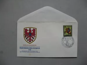 GERMANY BERLIN, cover FDC 1956, stampday postillion horse - Picture 1 of 1