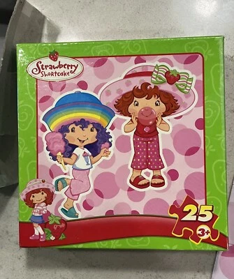 Strawberry Shortcake Rainbow Sherbert Sweet Treats 25 pieces puzzle Rose Art - Image 1 of 4