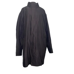 London Fog Coat Jacket Mens XXL Black Removable Lining Hood Winter Fall 121922 - Picture 1 of 23