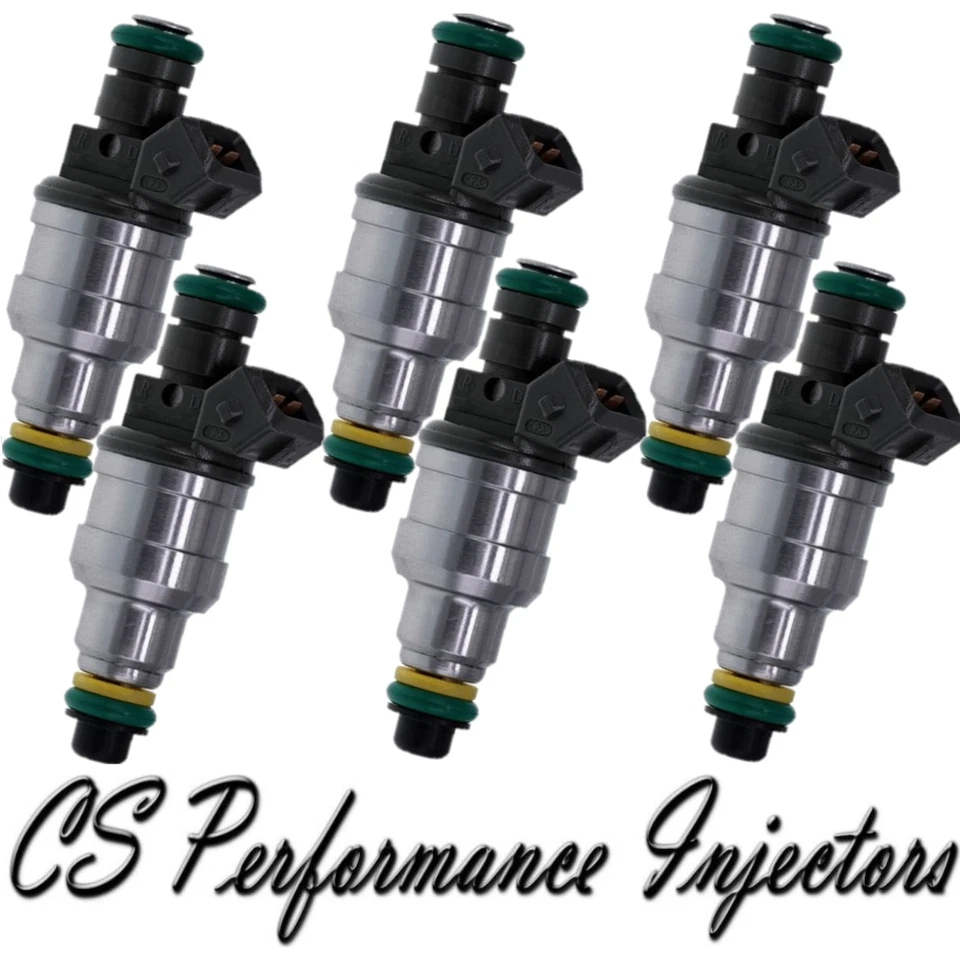 OEM Denso Ford Fuel Injectors (6) Set for 97-98 Ford E-250 Econoline 4.2 V6  - Image 1 of 4