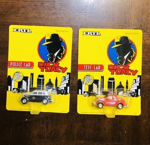 Unpunched Ertl Walt Disney Dick Tracy Police Car 2676 Tess’Car 2678 New - Picture 1 of 4