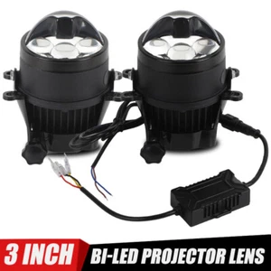 2x 3.0'' Bi LED Lente Proyector Antiniebla 3500K 6000K Faros Antiniebla Retrofit Para Ford Honda - Imagen 1 de 17