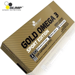 OLIMP GOLD OMEGA 3 EDIZIONE SPORTIVA - Olio di pesce EPA DHA - Acidi grassi - Vitamina E - Foto 1 di 3