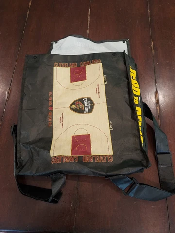 NBA Cleveland Cavaliers Basketball Read To Achieve Back Pack Kids Black Cover