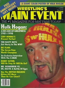 Juli 1991 Wrestling's Main Event Magazin - Hulk Hogan Poster enthalten - Bild 1 von 7