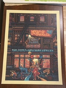 Official Jerry Garcia The Ritz NYC Print Poster by Luke Martin LE /500 Signed - Picture 1 of 7